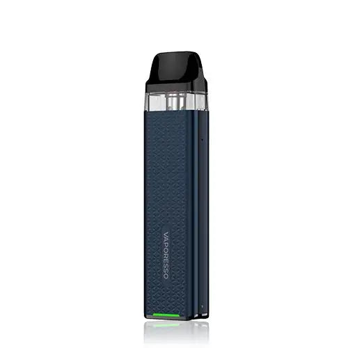 Vaporesso XROS 3 Mini Pod Kit in Navy Blue – ultra-compact and stylish pod system with a built-in 1000mAh battery, COREX coil technology, and hassle-free draw-activated vaping.