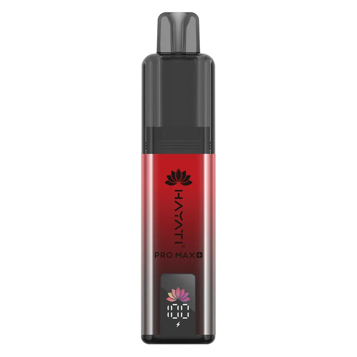 Hayati Pro Max+ 6000 Prefilled Pod Kit in Blackberry Raspberry flavor – sleek vape device with up to 6,000 puffs.