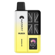 Hayati Rubik 7000 Prefilled Pod Kit in Banana Ice flavor – stylish vape device with up to 7,000 puffs.
