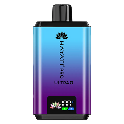 Hayati Pro Ultra Plus 25000 Prefilled Pod Kit in Blackcurrant Cotton K / Blue Raspbbery flavor – high-capacity vape device with up to 25,000 puffs.