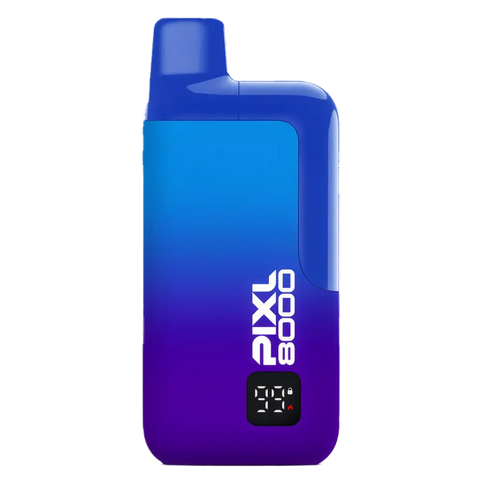 PIXL 8000 Prefilled Pod Kit in Blueberry Raspberry flavor – compact vape device with up to 8,000 puffs.