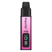 Maxfel Ultra Pro 35K Prefilled Pod Kit in Cherry Ice/ Fizzy Cherry – powerful dual-flavor vape device with up to 35,000 puffs