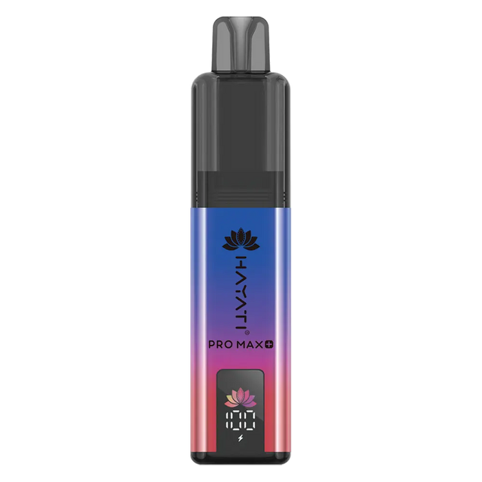 Hayati Pro Max+ 6000 Prefilled Pod Kit in Blue Razz Cherry flavor – sleek vape device with up to 6,000 puffs.