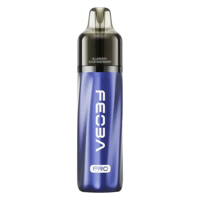 FEOBA Bar Pro 6000 Prefilled Pod Kit in Blueberry Sour Raspberry flavor – compact vape device with up to 6,000 puffs.