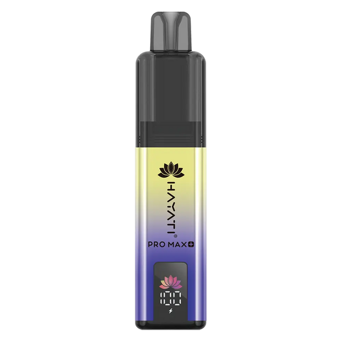 Hayati Pro Max+ 6000 Prefilled Pod Kit in Blue Razz Lemonade flavor – sleek vape device with up to 6,000 puffs.