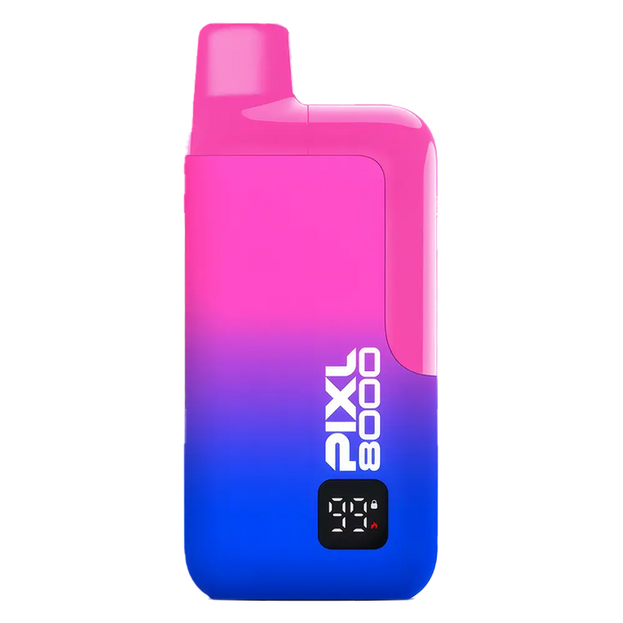 PIXL 8000 Prefilled Pod Kit in Blue Razz Chew flavor – compact vape device with up to 8,000 puffs.
