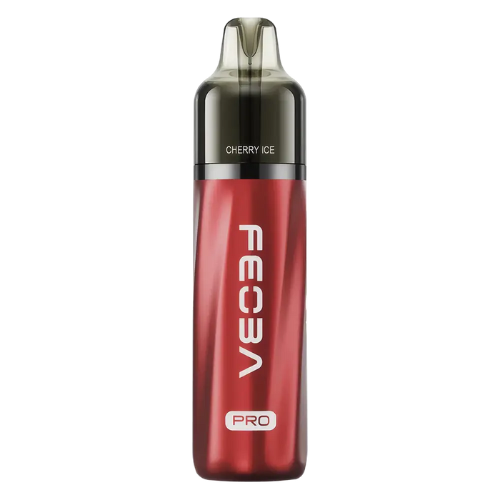 FEOBA Bar Pro 6000 Prefilled Pod Kit in Cherry Ice flavor – compact vape device with up to 6,000 puffs.