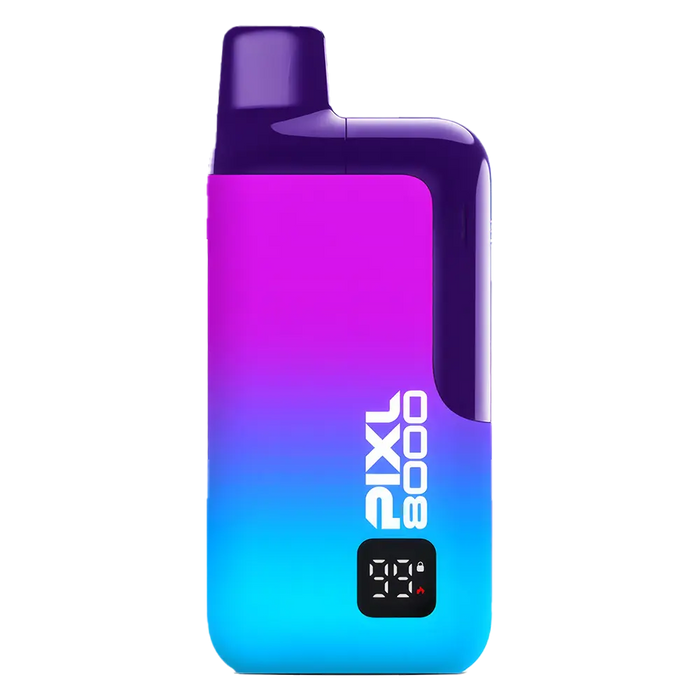 PIXL 8000 Prefilled Pod Kit in Blue Razz Cherry flavor – compact vape device with up to 8,000 puffs.
