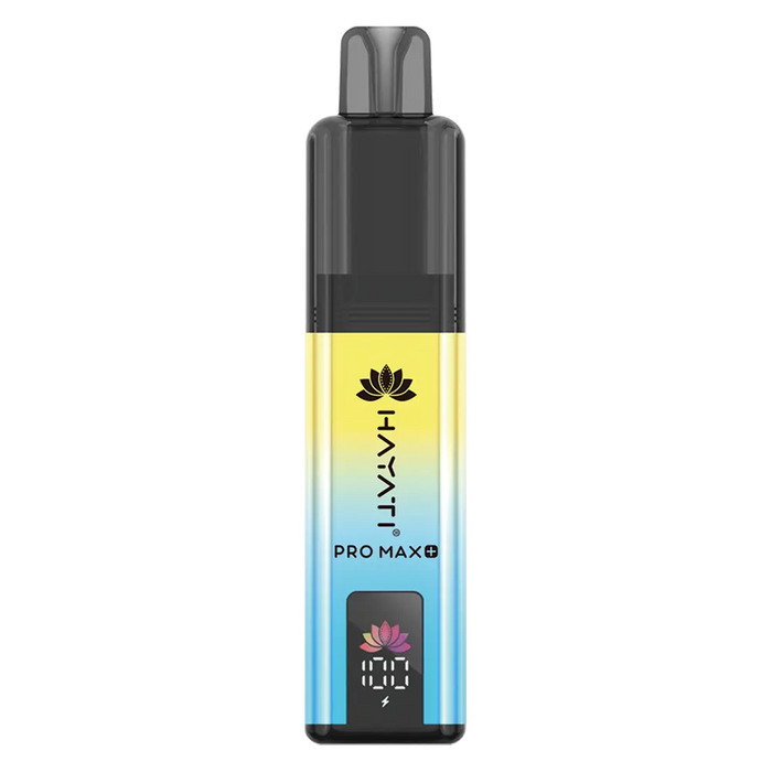 Hayati Pro Max+ 6000 Prefilled Pod Kit in Blueberry Cherry Cranberry flavor – sleek vape device with up to 6,000 puffs.