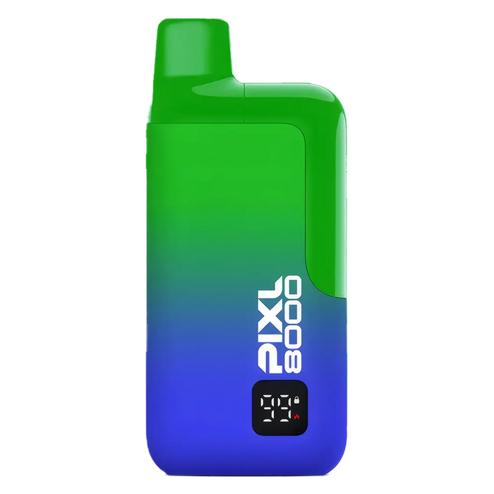PIXL 8000 Prefilled Pod Kit in Blue Razz Lemonade flavor – compact vape device with up to 8,000 puffs.