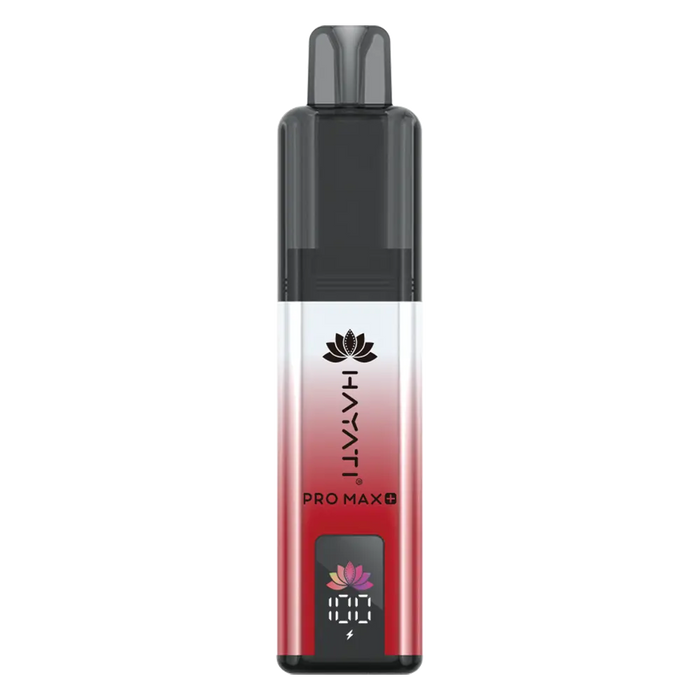 Hayati Pro Max+ 6000 Prefilled Pod Kit in Fizzy Cherry flavor – sleek vape device with up to 6,000 puffs.