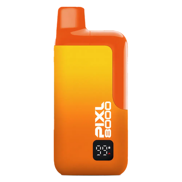 PIXL 8000 Prefilled Pod Kit in Mango Ice flavor – compact vape device with up to 8,000 puffs.