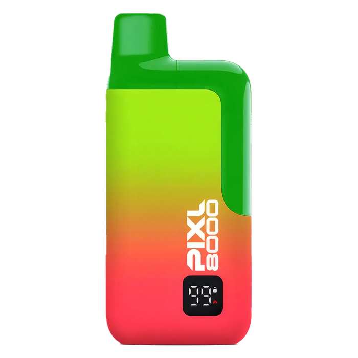 PIXL 8000 Prefilled Pod Kit in Strawberry Kiwi Razz flavor – compact vape device with up to 8,000 puffs.