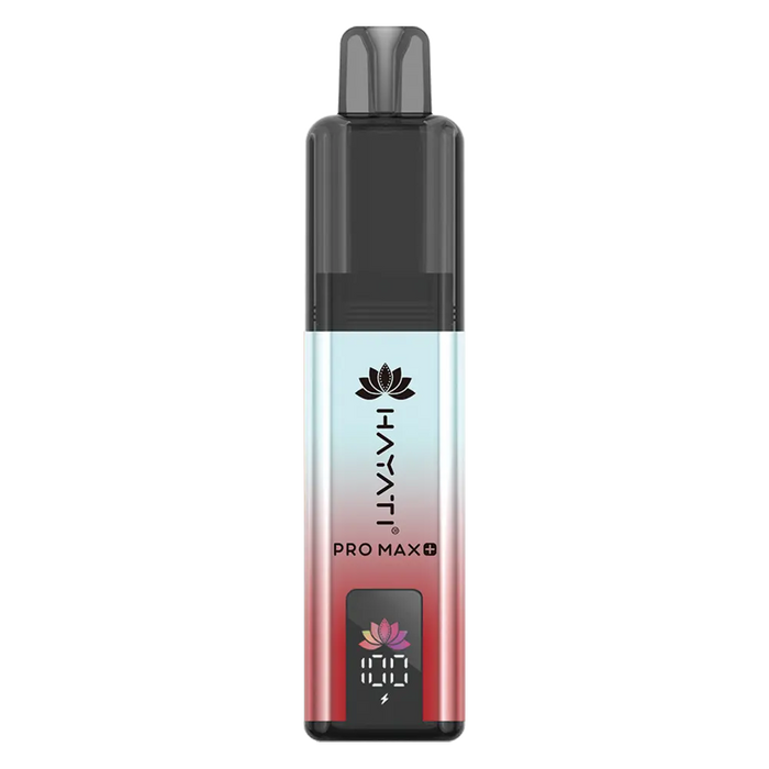 Hayati Pro Max+ 6000 Prefilled Pod Kit in Red Apple Ice flavor – sleek vape device with up to 6,000 puffs.