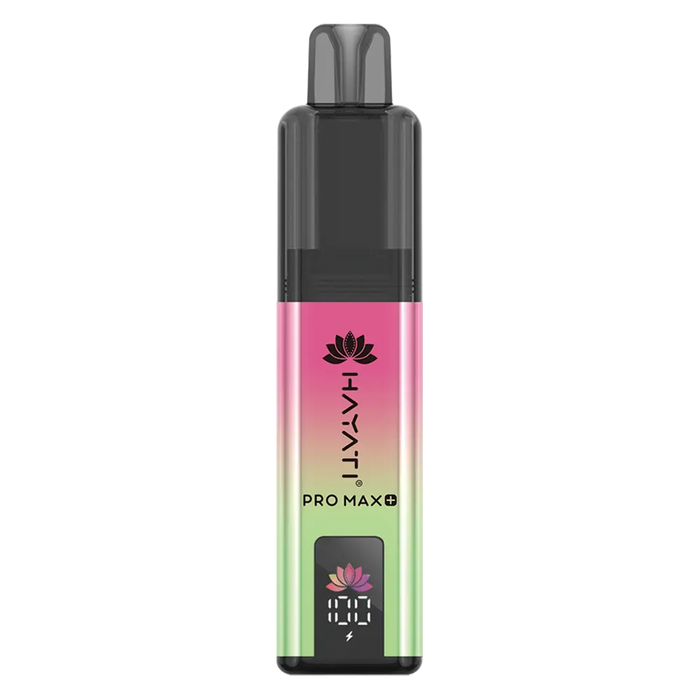 Hayati Pro Max+ 6000 Prefilled Pod Kit in Strawberry Kiwi flavor – sleek vape device with up to 6,000 puffs.