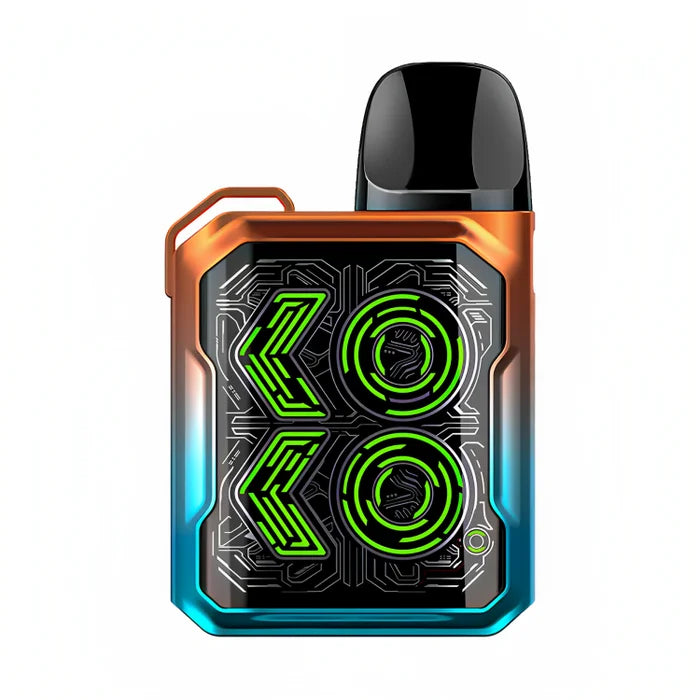 Uwell Caliburn GK2 Pod Kit in Ocean Flame – stylish pod vape kit with 690mAh built-in battery, 2ml refillable pods, and adjustable airflow for MTL and RDL vaping.