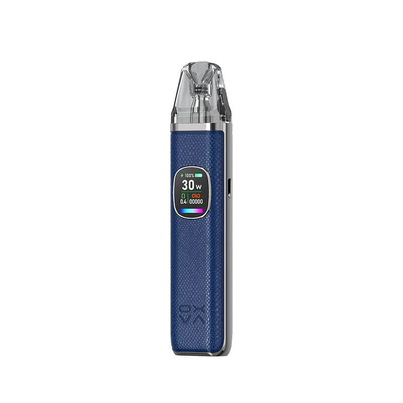 OXVA Xlim Pro 2 Pod Kit in Blue Python – sleek and powerful vape device with a smart display, and enhanced airflow control for a tailored vaping experience.