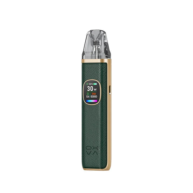 OXVA Xlim Pro 2 Pod Kit in Green Python – sleek and powerful vape device with a smart display, and enhanced airflow control for a tailored vaping experience.