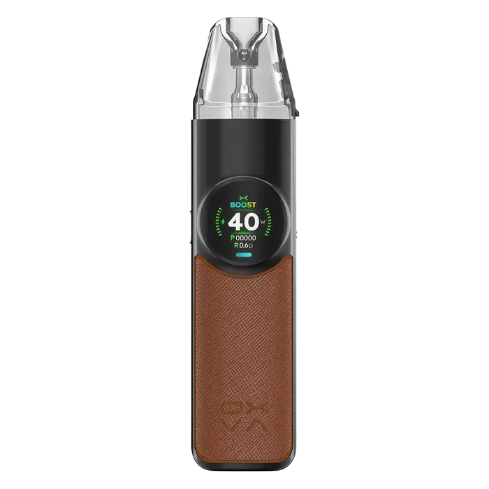 OXVA NeXlim Pod Kit Dark Brown – lightweight, modern pod vape with smooth performance.