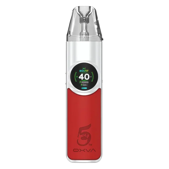 OXVA NeXlim Pod Kit Glory Red – lightweight, modern pod vape with smooth performance.