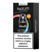 OXVA NeXlim Pods – 2ml side-fill, leak-resistant, magnetic fit, compatible with NeXlim coils for rich flavor & vapor.