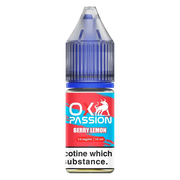 Oxva Ox Passion Nic Salt E-Liquid Berry Lemon – pack of 10x 10ml bottles, available in 10mg or 20mg nicotine strength.