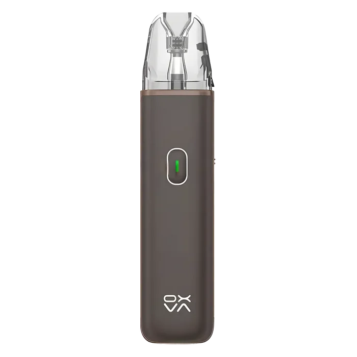 OXVA Xlim Go Lite vape kit in Brown with 2ml refillable pod, 1000mAh battery and adjustable airflow for UK vapers