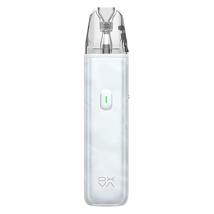 OXVA Xlim Go Lite vape kit in Mist White with 2ml refillable pod, 1000mAh battery and adjustable airflow for UK vapers