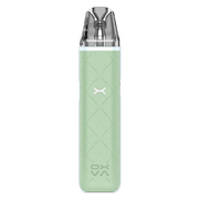 OXVA Xlim Go Pod Vape Kit in Light Green - 30W device with 1000mAh rechargeable battery and 2ml refillable pods, featuring adjustable airflow and compact design.