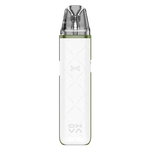 Load image into Gallery viewer, OXVA Xlim Go Pod Vape Kit in White - 30W device with 1000mAh rechargeable battery and 2ml refillable pods, featuring adjustable airflow and compact design.
