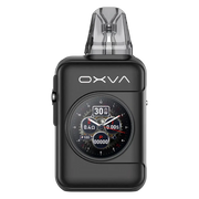 OXVA Xlim SQ Pro 2 Pod Kit in Black Leather – compact and high-performance vape device with a textured carbon finish, smart display, and adjustable power settings