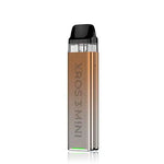 Load image into Gallery viewer, Vaporesso XROS 3 Mini Pod Kit in Phantom Gold – ultra-compact and stylish pod system with a built-in 1000mAh battery, COREX coil technology, and hassle-free draw-activated vaping.
