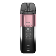 Vaporesso LUXE XR Pod Kit in Pink – futuristic and powerful pod system with a transparent chassis design, adjustable airflow, and COREX heating tech for rich flavor and vapor production.