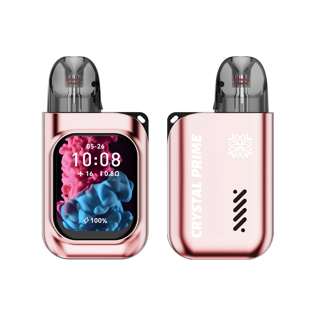 Crystal Prime M3 Smart Pod Vape Kit in Rose Gold – advanced smart vape device with sleek design and smooth performance