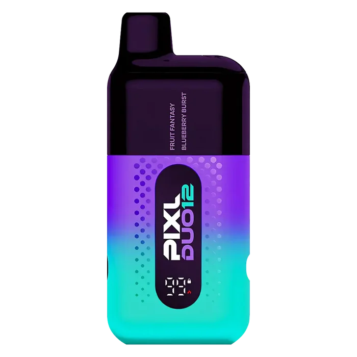 Pixl Duo 12 Vape Kit in Fantasy Edition – rechargeable pod kit with 850mAh built-in battery and 2ml prefilled pods for convenient MTL vaping.