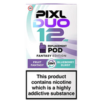 Load image into Gallery viewer, Pixl Duo 12 Prefilled Pods in Fantasy Edition – pack of prefilled pods with 2ml e-liquid capacity, designed for use with the Pixl Duo pod kit.
