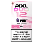 Load image into Gallery viewer, Pixl Duo 12 Prefilled Pods in Pink Edition – pack of prefilled pods with 2ml e-liquid capacity, designed for use with the Pixl Duo pod kit.

