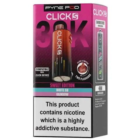 Sweet Edition Pyne Pod Click S 30K prefilled pods offering long-lasting flavour and smooth vaping