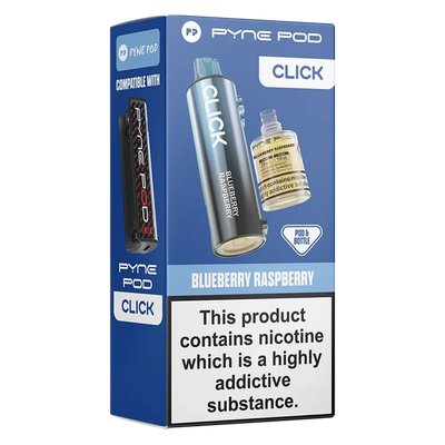 Pyne 50K Prefilled Pod in blueberry raspberry flavor – sleek, high-capacity prefilled pod with up to 50,000 puffs.