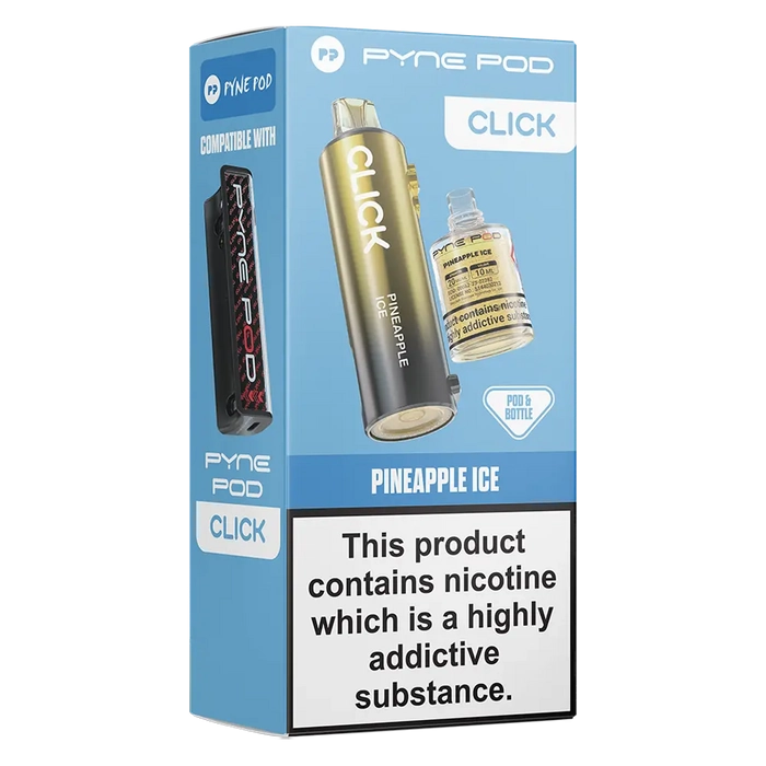 Pyne 50K Prefilled Pod in pineapple ice flavor – sleek, high-capacity prefilled pod with up to 50,000 puffs.