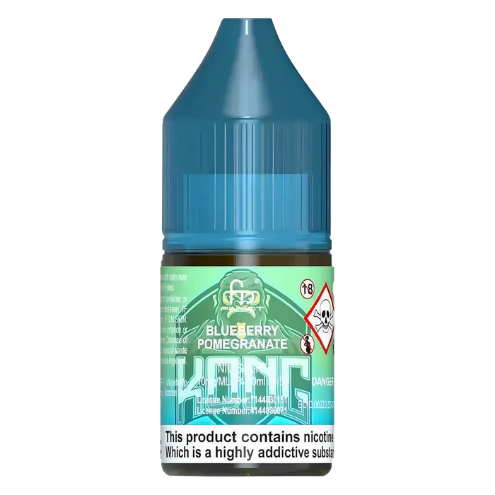 10ml bottle of R and M Tornado 7000 Nic Salt E-Liquid in Blueberry Pomegranate flavor, formulated for smooth nicotine delivery, perfect for pod systems and mouth-to-lung vaping.