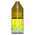 Load image into Gallery viewer, 10ml bottle of R and M Tornado 7000 Nic Salt E-Liquid in Lemon &amp; Lime flavor, formulated for smooth nicotine delivery, perfect for pod systems and mouth-to-lung vaping.
