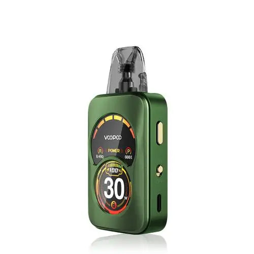 VooPoo Argus A Pod Vape Kit in Racing Green – elegant and compact vape device with a smooth auto-draw activation, and reliable pod performance.