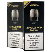 Voopoo Argus replacement pods, designed with a 2ml capacity for reliable performance and smooth vapor, fully compatible with Voopoo Argus series devices for a convenient and consistent vaping experience.