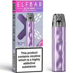 Load image into Gallery viewer, Elf Bar ELFX Mini Pod Kit in Lilac – ultra-compact vape device with a sleek design, smooth draw activation, and convenient portability.
