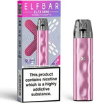 Load image into Gallery viewer, Elf Bar ELFX Mini Pod Kit in Pink – ultra-compact vape device with a sleek design, smooth draw activation, and convenient portability.
