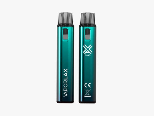 Vaporlax Nano Refillable Pod System Vape Kit 500mAh, Rechargeable, Reusable TPD