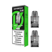 Vaporesso Vibe Smart Pods 2ml – Dual Mesh coils 0.6Ω+0.8Ω / 0.7Ω+1.0Ω, smooth flavor & vapor.