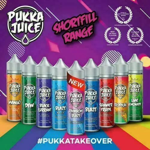 Pukka Juice 50ml E-Liquid - 0mg Nicotine, 70/30 VG/PG, All Flavours