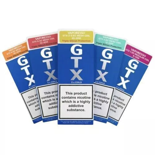 Vaporesso® GTX Coils (5-Pack) - For PM30, PM80, Luxe, Swag